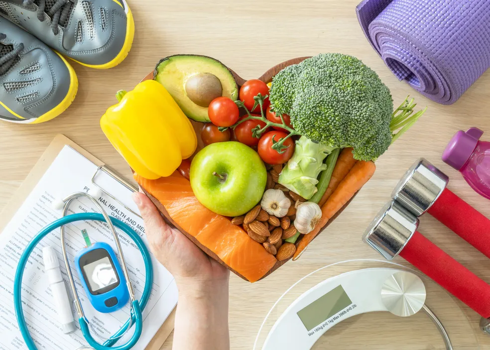 Estilo de vida saudável com diabetes